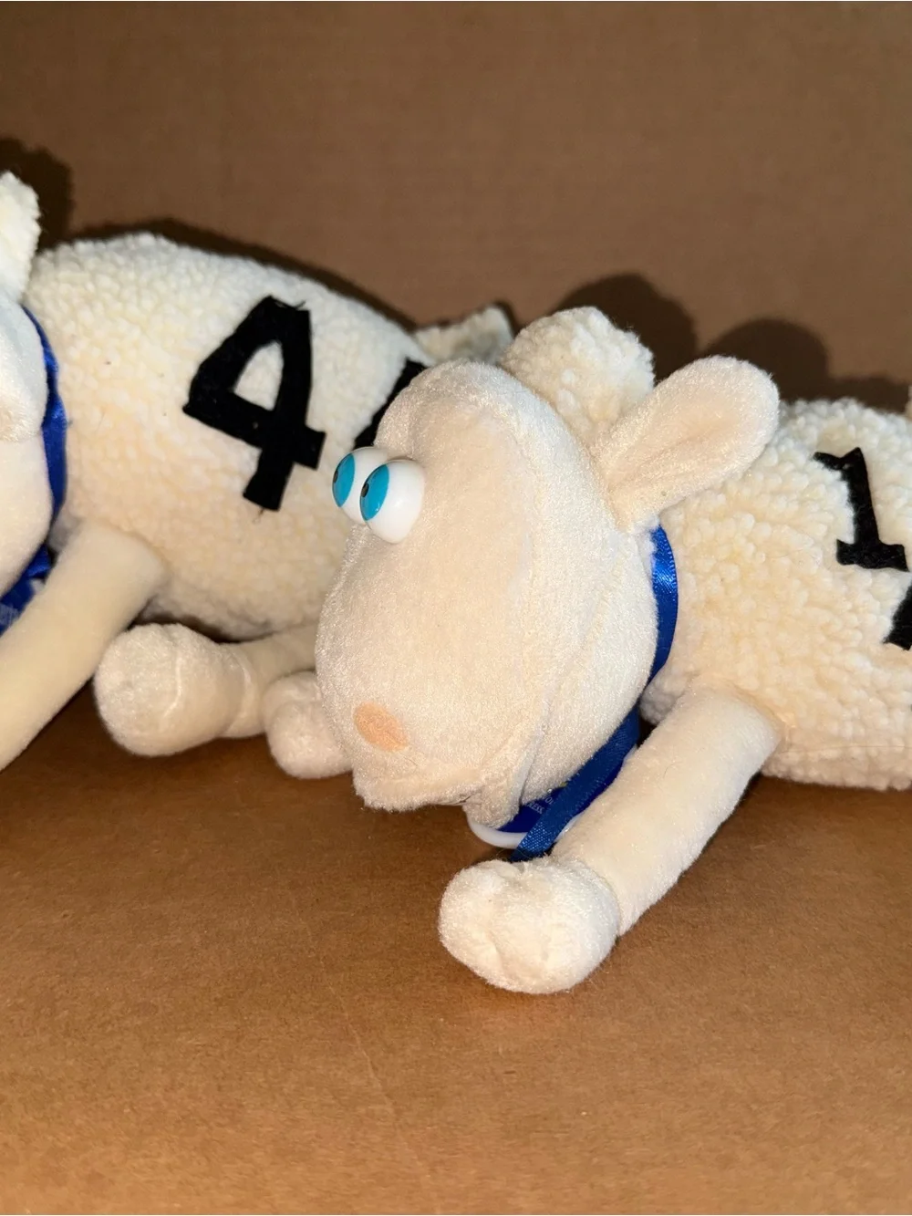 Lot 2 Serta Counting Sheep Ad Campaign Collectible #44 & #1/2 Curito Toys A24